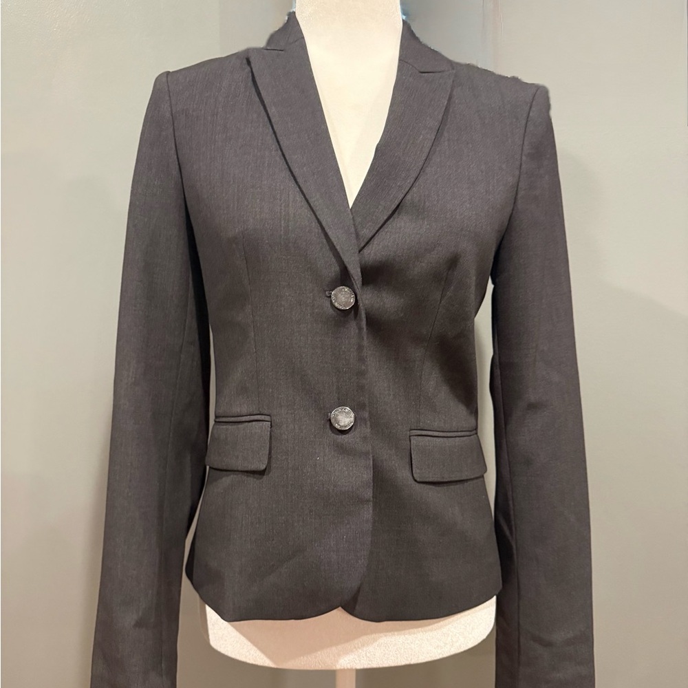 *PRE-OWNED* Calvin Klein Women's Size 2 Two Button Lux Blazer